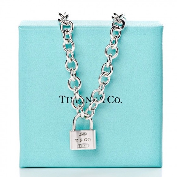 Tiffany & Co. 1837  Lock Charm Necklace Retired - Picture 2 of 9